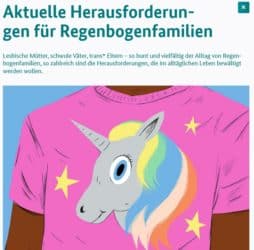 Scrrenshot vom Regenbogenportal